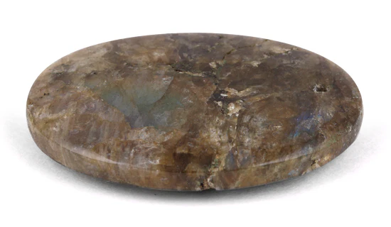 35X45MM Oval hand-Polished Labradorite Gem Stone Pendant - Image 3