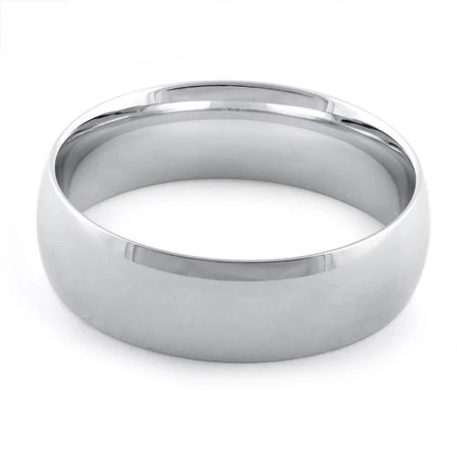 Sterling Silver Wedding Band 6mm - Image 5